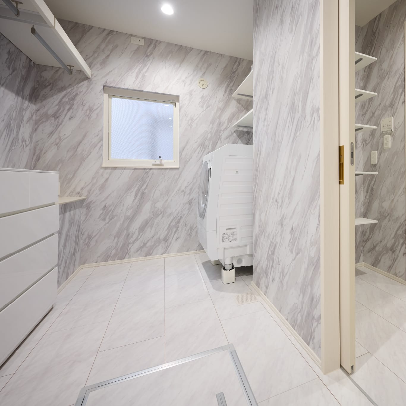 バックヤードのゆとり。