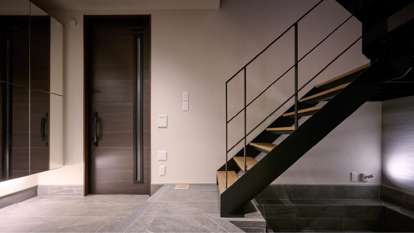 バックヤードのゆとり。