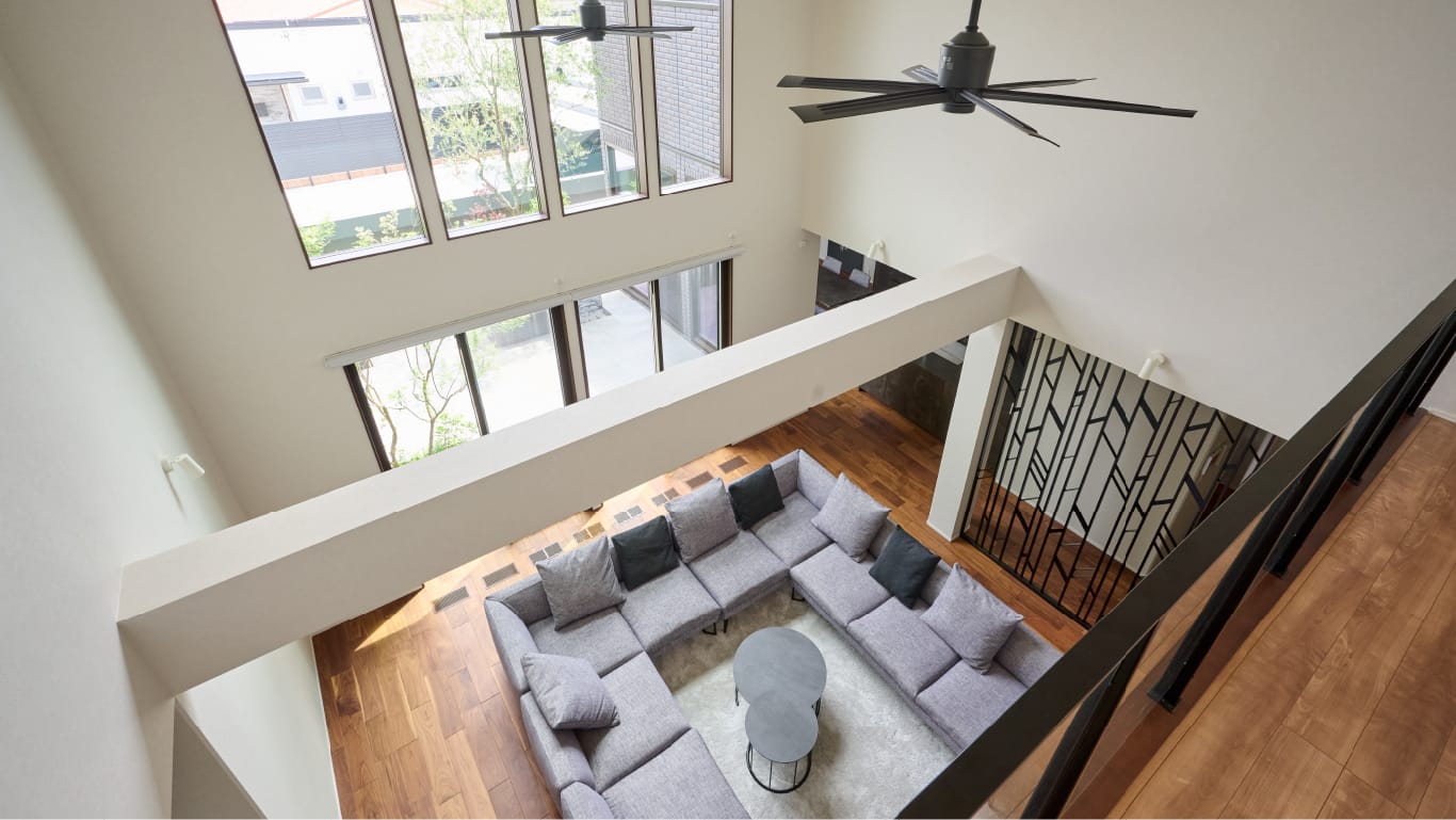 緑景をつなぐ空間。