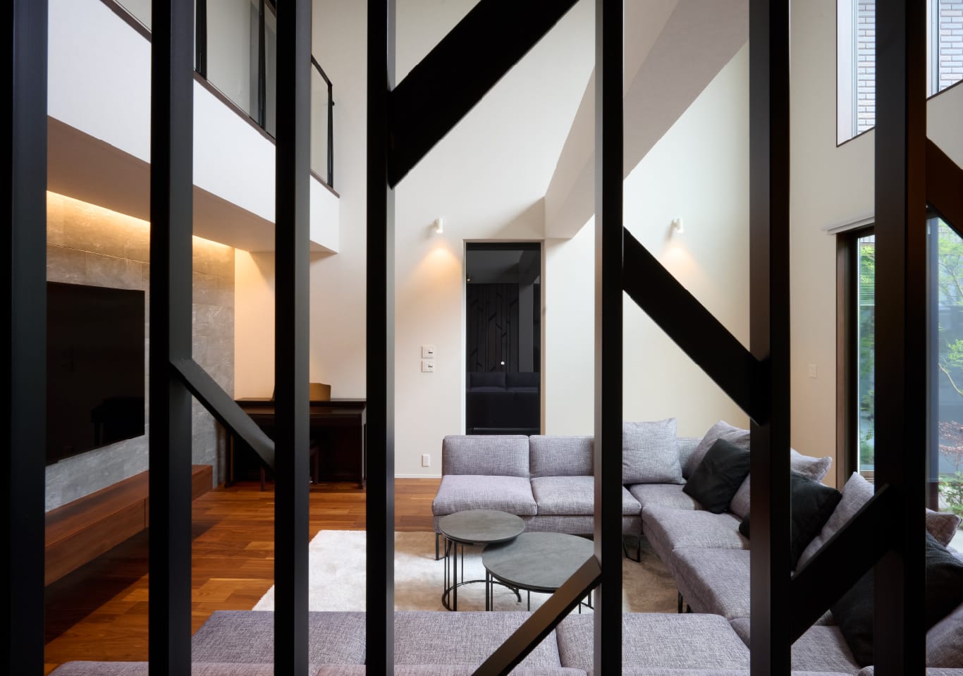 木立のような境界。