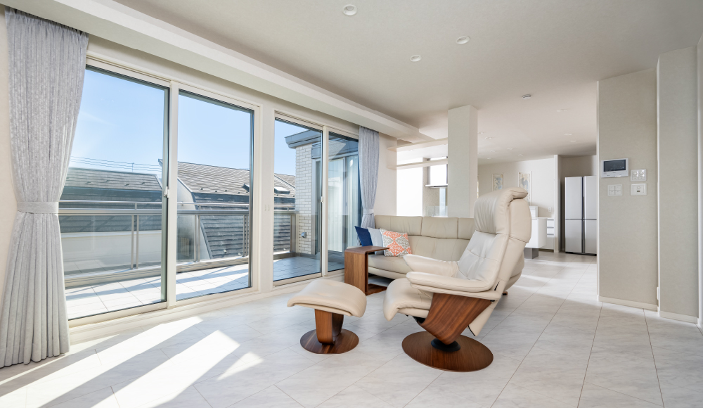 陽だまりのペントハウス（実例写真）