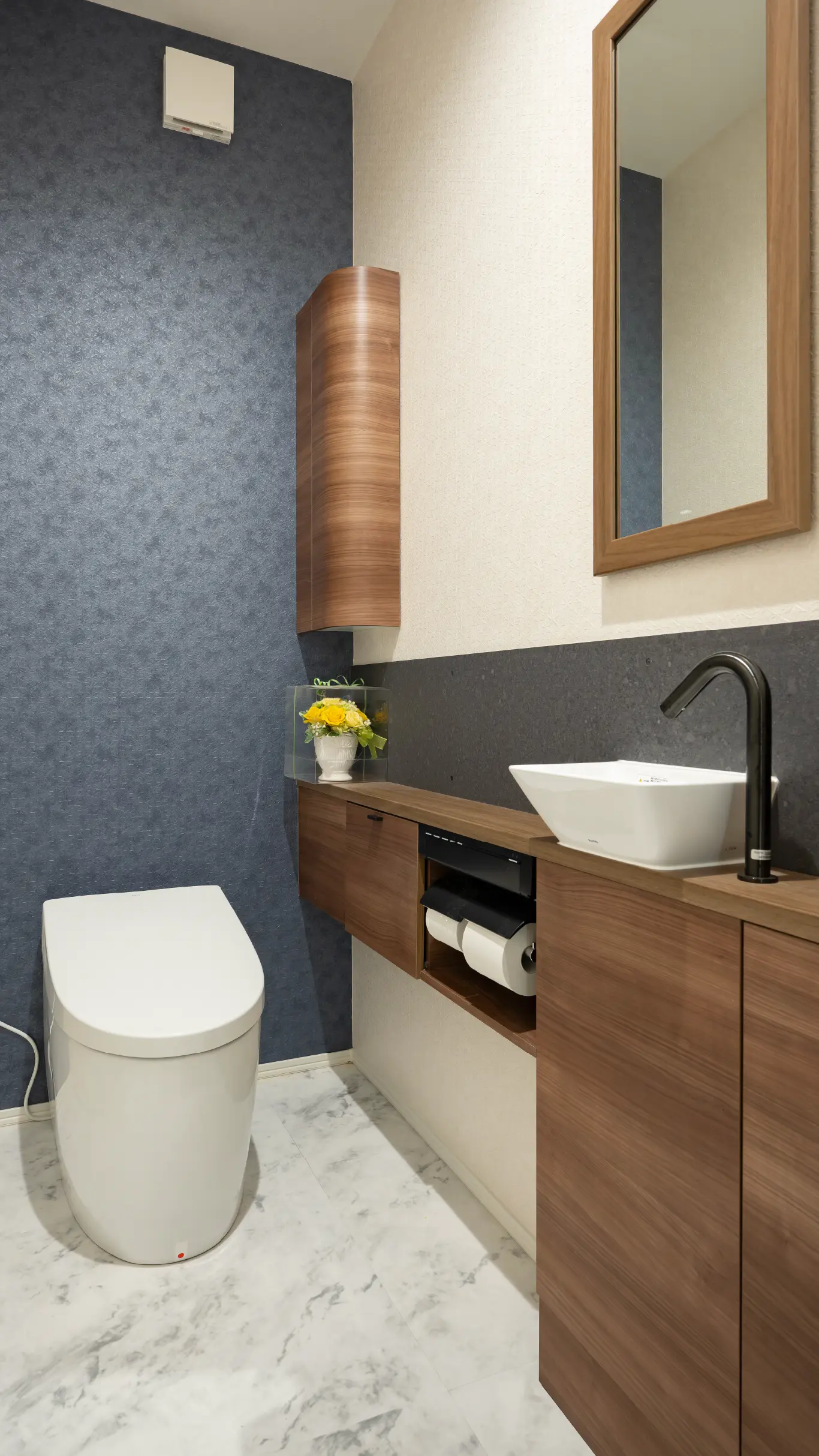 こだわりが連続する水回り