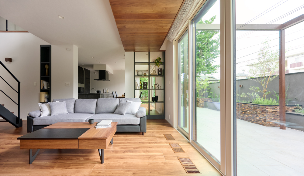 心に森が広がる家（実例写真）