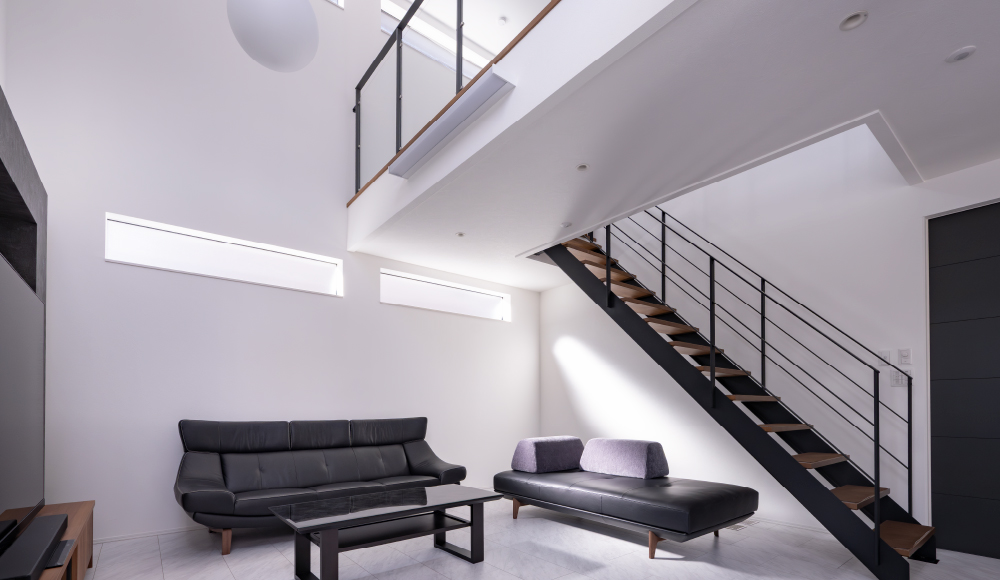 寛ぎと秩序のモノクローム（実例写真）